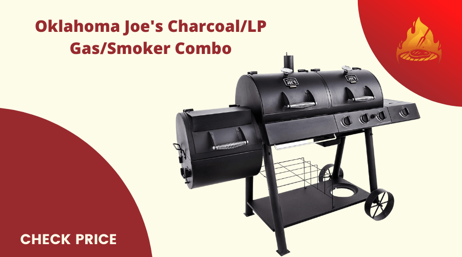Oklahoma Joe's Charcoal/LP Gas/Smoker Combo