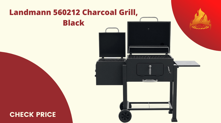 Landmann 560212 Charcoal Grill, Black