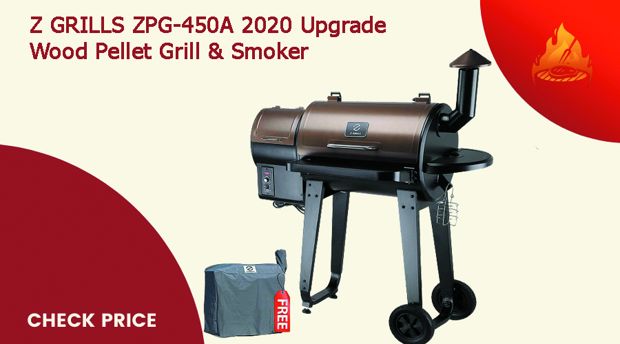 Z GRILLS ZPG-450A 2020 Upgrade Wood Pellet Grill & Smoker
