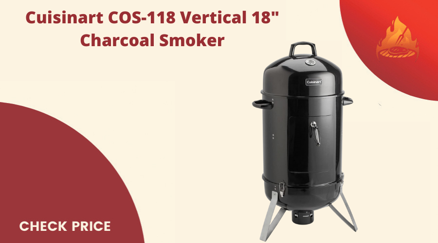 Cuisinart COS-118 Vertical 18" Charcoal Smoker