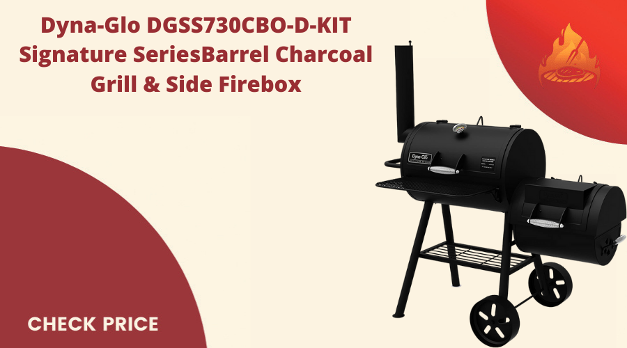 Dyna Glo DGSS730CBO-D-Best Small Size Barrel offset smoker