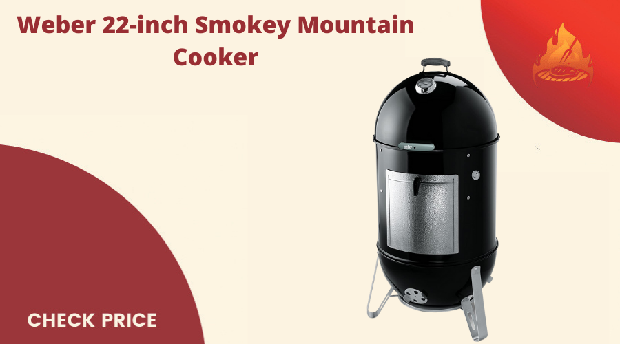 Weber 22-inch Smokey Mountain Cooker, Charcoal Smoker
